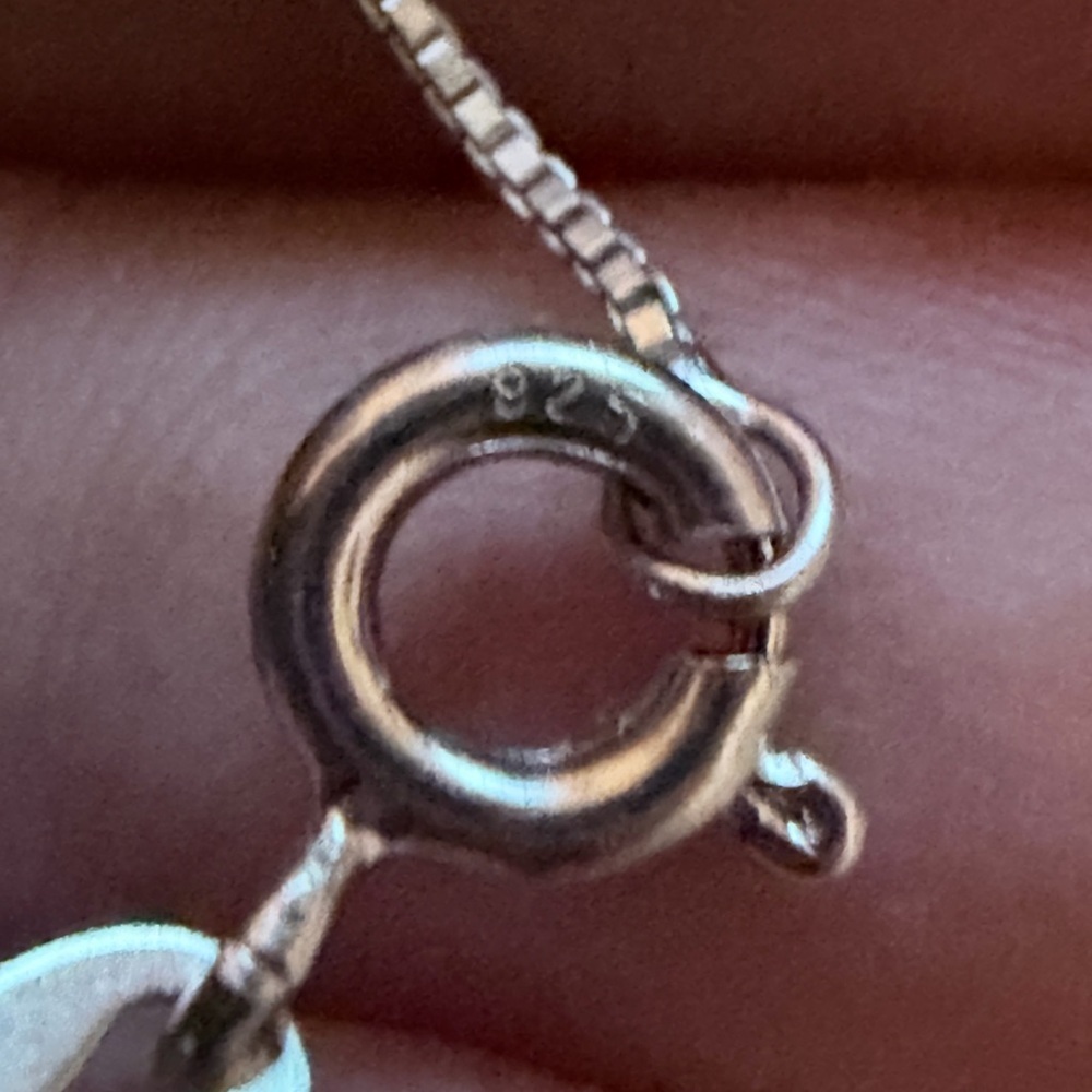 Two Elegant 925 Sterling Silver Box Chain Necklace - Picture 14 of 15